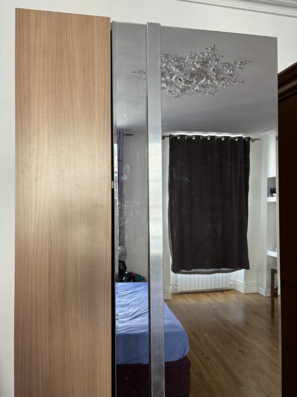 Armoire penderie à 2 portes dont une miroir – Image 4