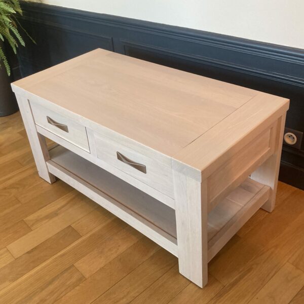 Table basse en bois massif CAMIF modèle Isabel – Image 2
