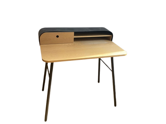 Bureau métal acier et placage chêne Jimi (La redoute intérieurs)
