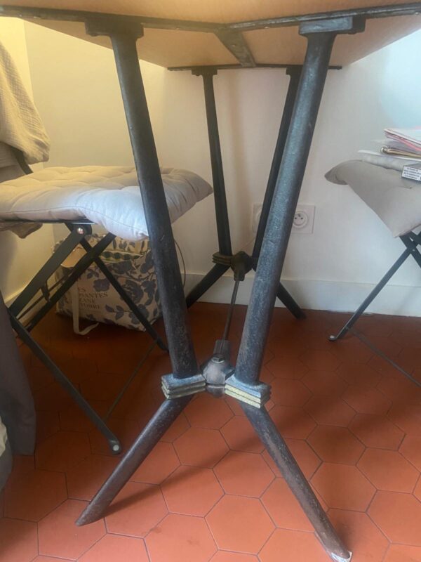 Petite table de salle à manger rectangulaire pied métal – Image 8