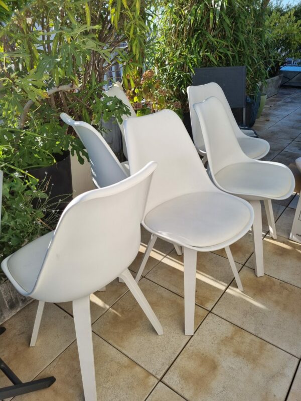 lot de 6 chaises contemporaines JAYA – Image 2