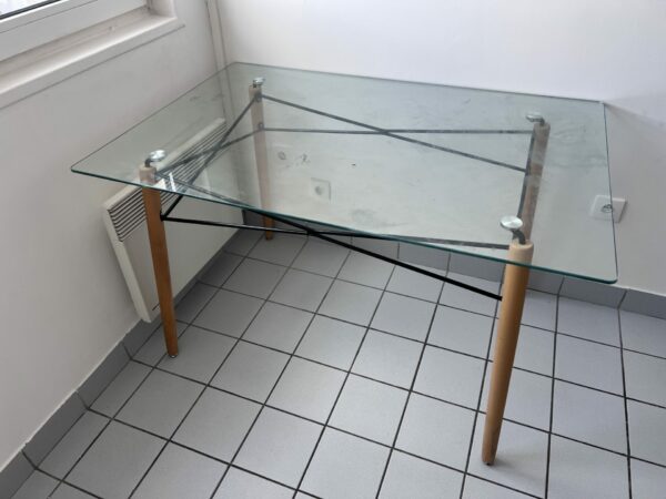 Table de salle à manger en verre Fred – Image 3