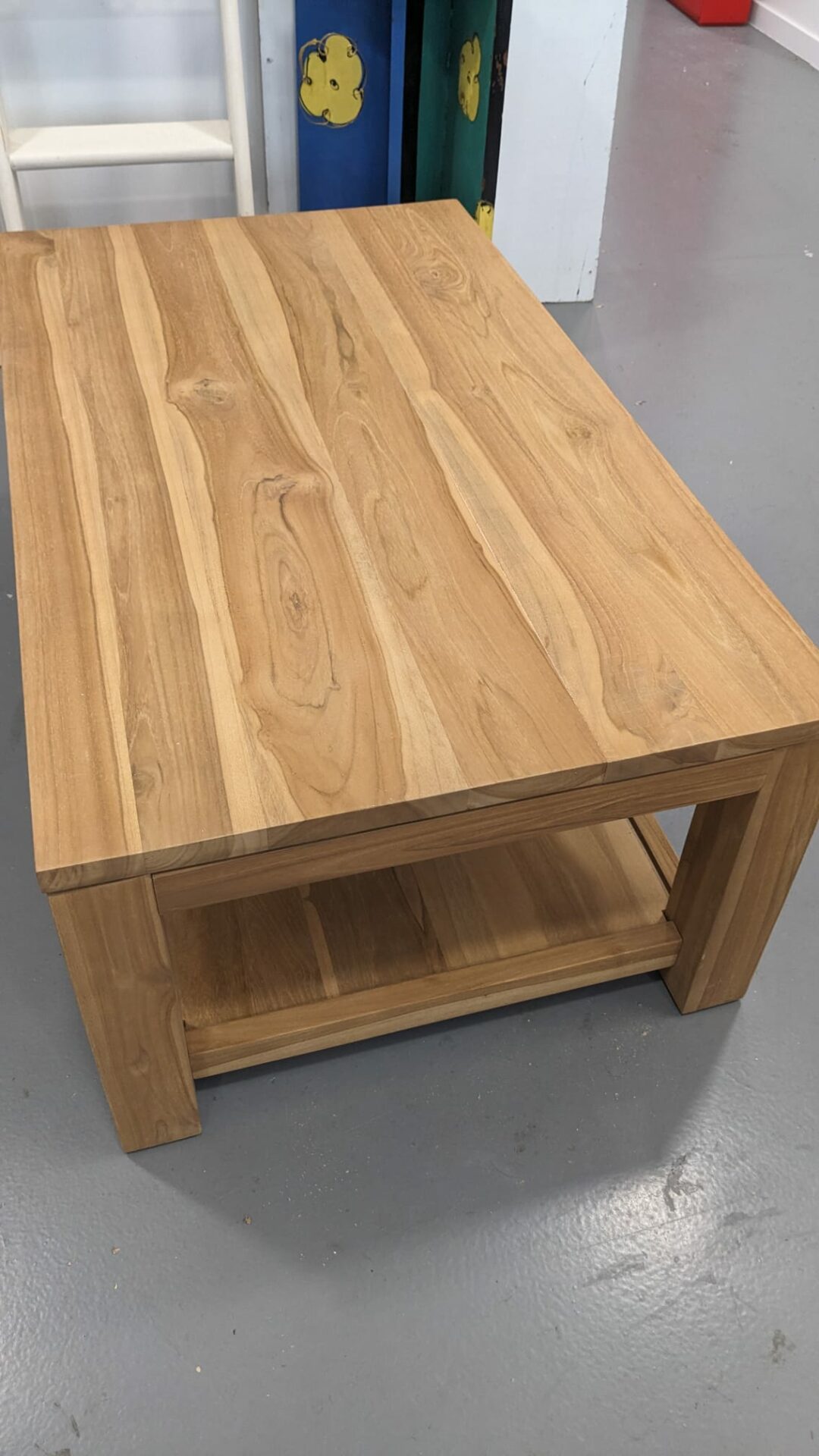 EVE - table basse rectangulaire en teck massif – Image 4