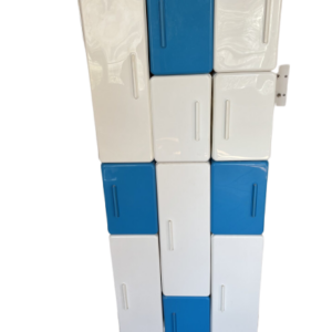 Meuble module ikea vintage osb bleu et blanc