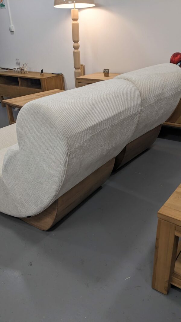 Paire de fauteuils COSY blanc bouclette – Image 3