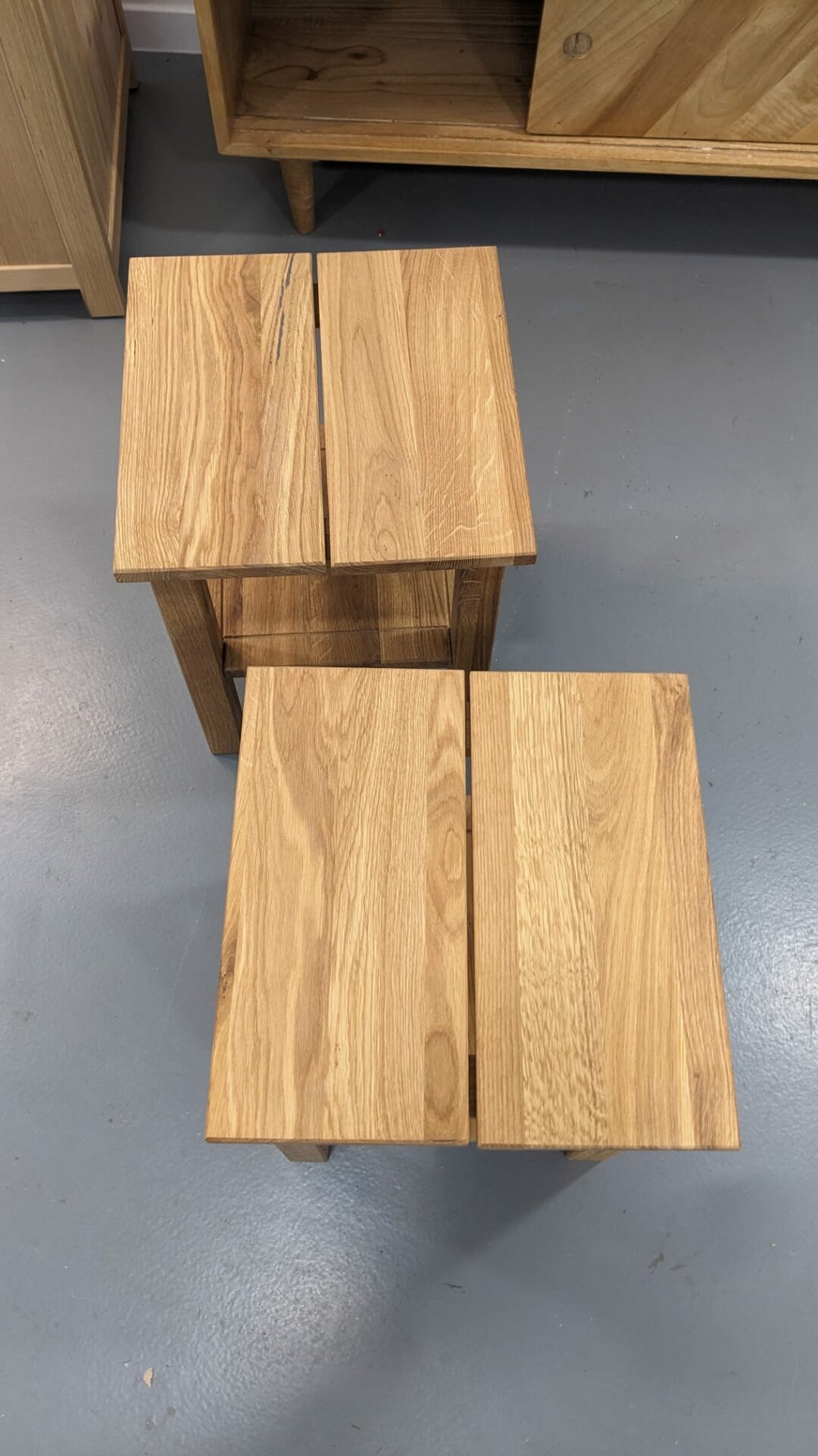 Paire de chevets en chêne massif – Image 4