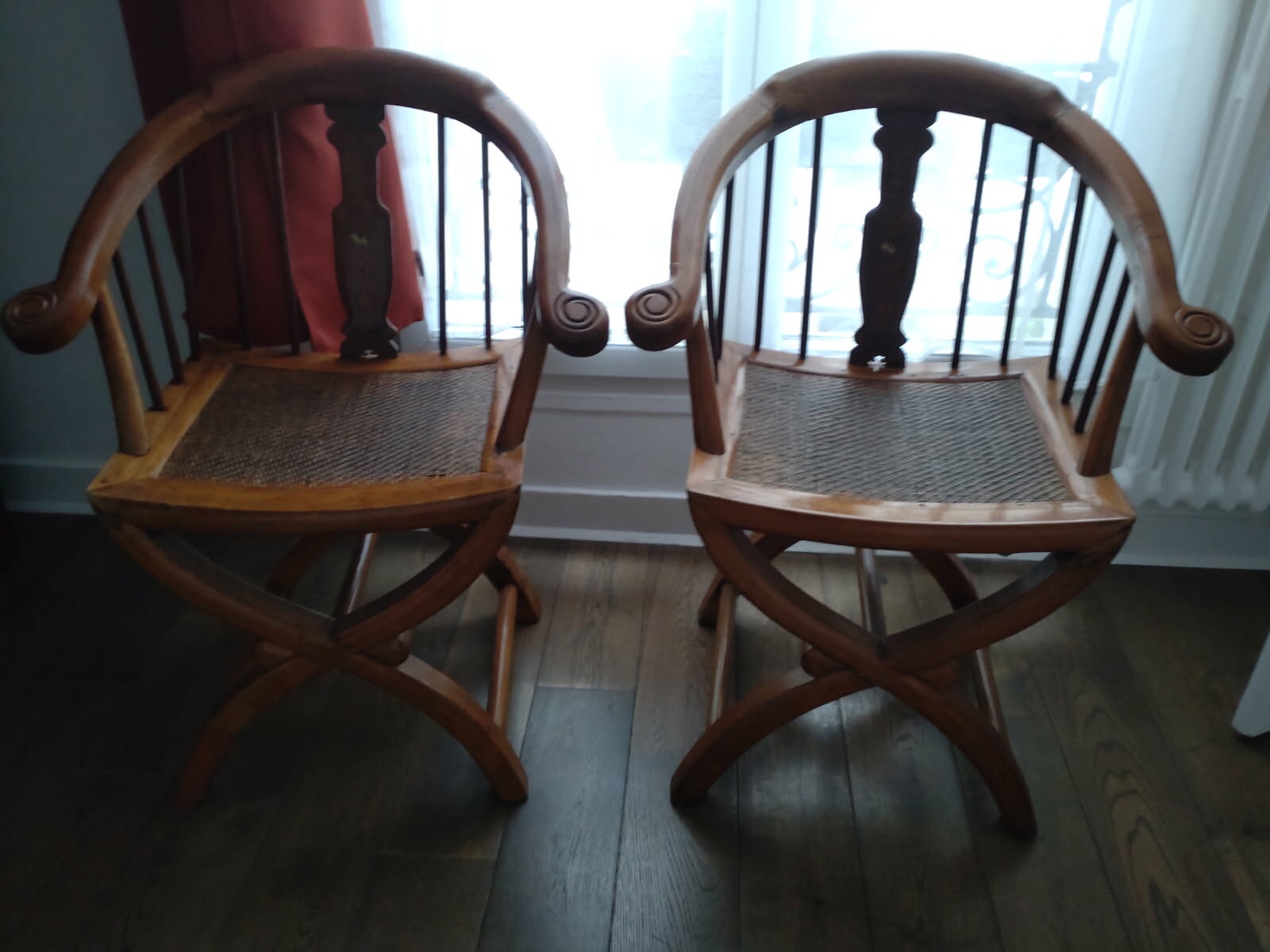 2 fauteuils chinois fin 19eme – Image 2