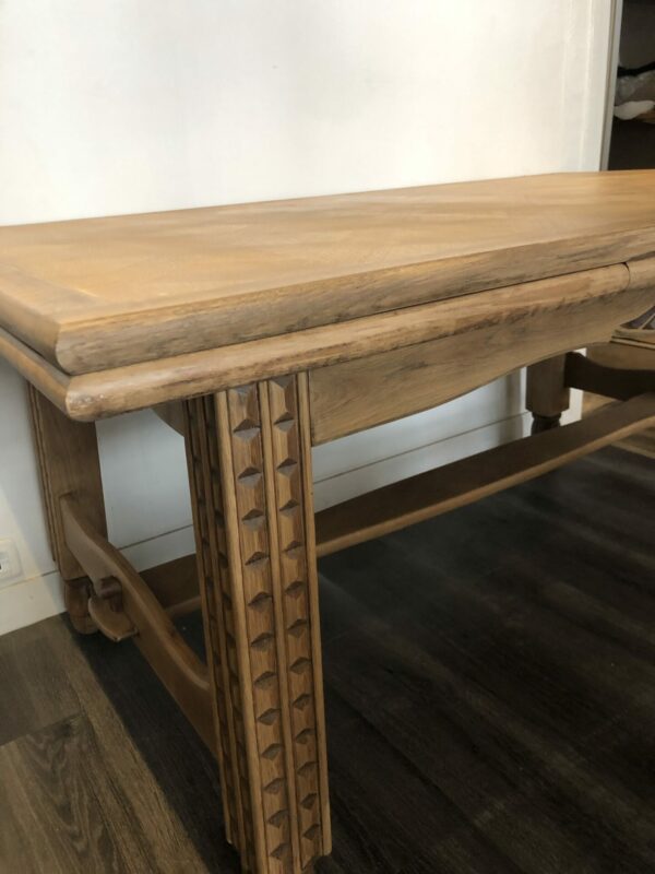 Grande table de salle à manger et rallonges intégrées – Image 6