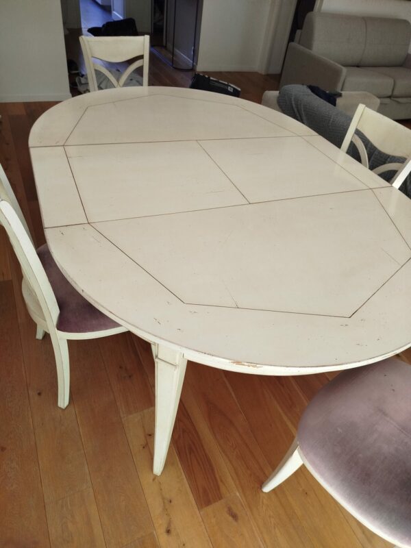 Table dépliable CROZATIER et ses 4 chaises – Image 2