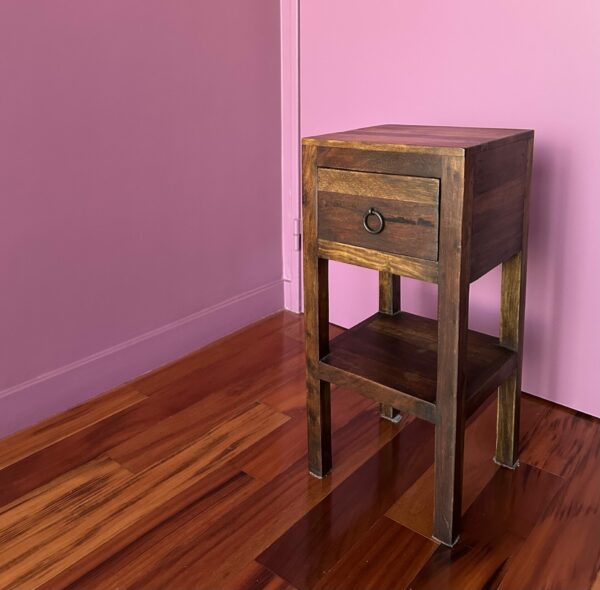 Paire de tables de chevet bois massif – Image 2