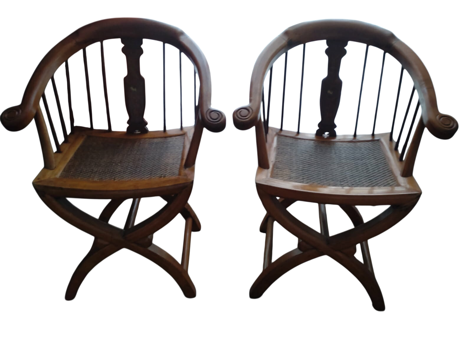 2 fauteuils chinois fin 19eme