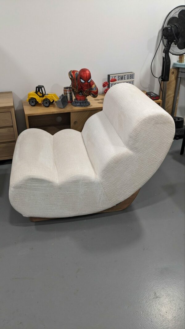 Fauteuils COSY blanc bouclette – Image 3