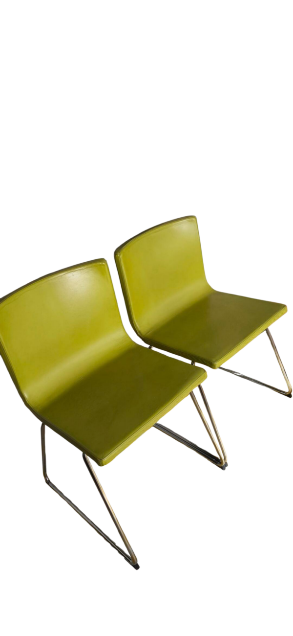 Lot de 2 chaises vintage IKEA – vert anis