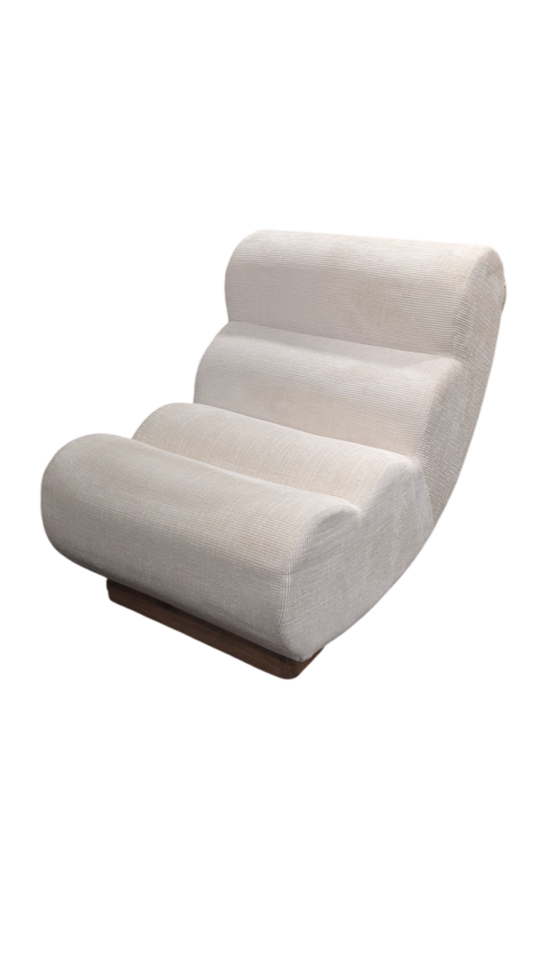 Fauteuils COSY blanc bouclette