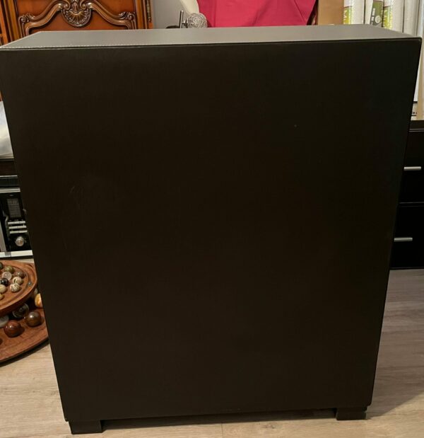 Commode en simili cuir marron – Image 5