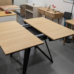 Belize – table à manger carrée extensible 4 à 8 personnes