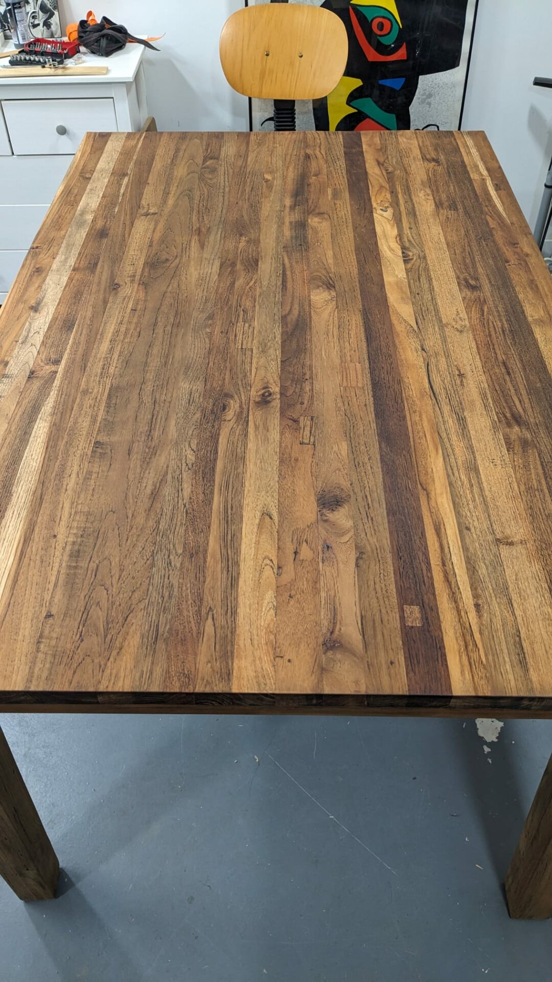 CARGO - Table en teck massif recyclé extensible 12 pers – Image 3