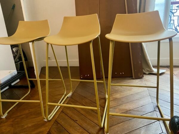 Lots de 3 tabourets hauts – Image 3