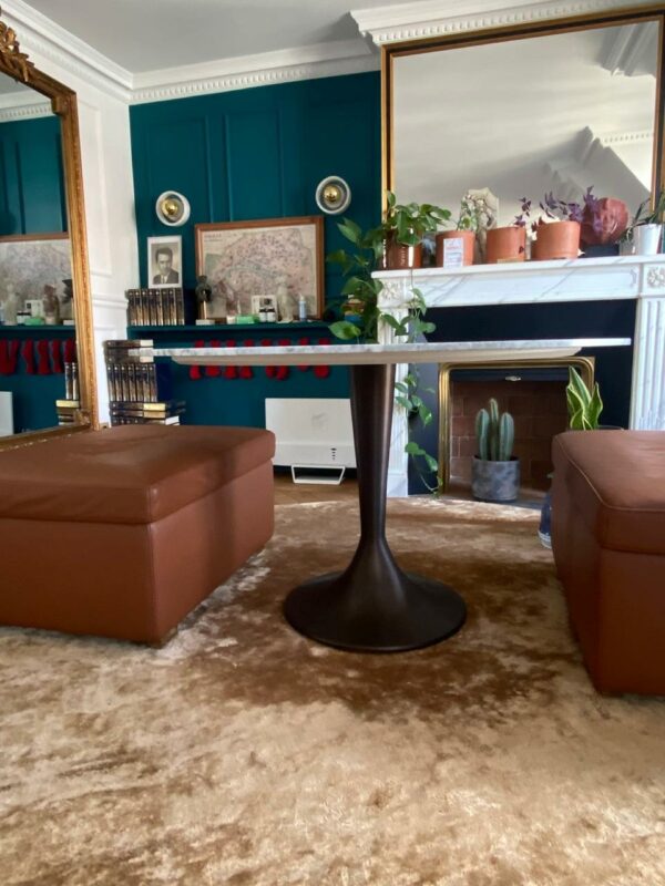Table marbre blanc de Carrare – Image 6