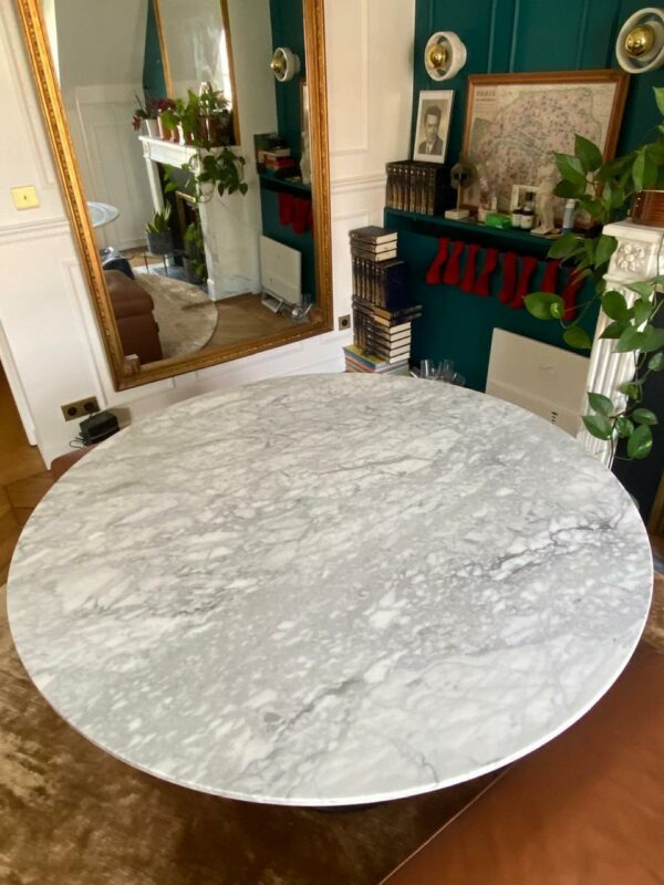 Table marbre blanc de Carrare – Image 5