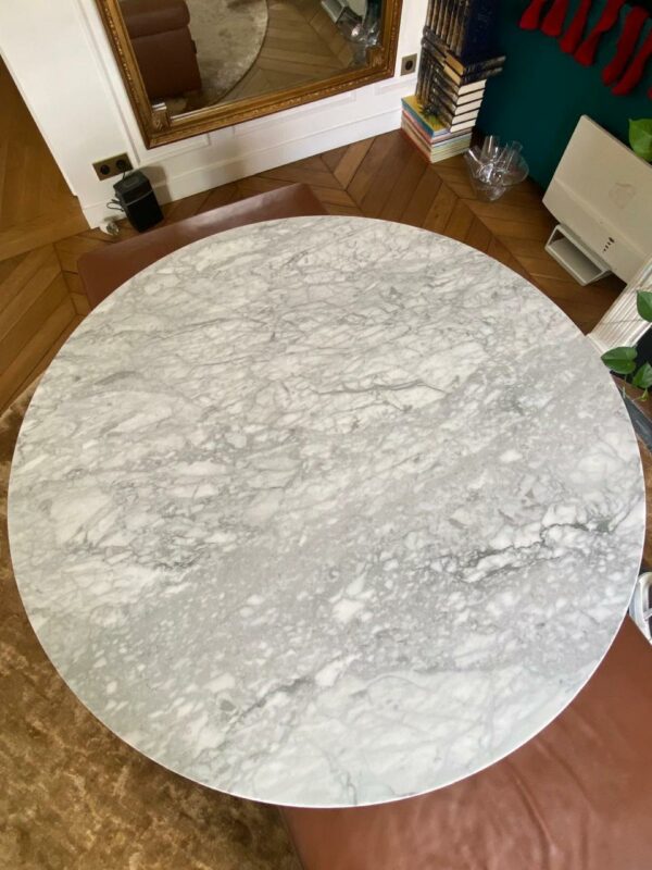 Table marbre blanc de Carrare – Image 2