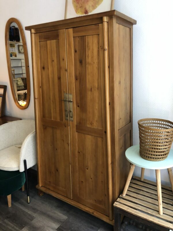 Armoire YUKI en pin massif recyclé – Image 9