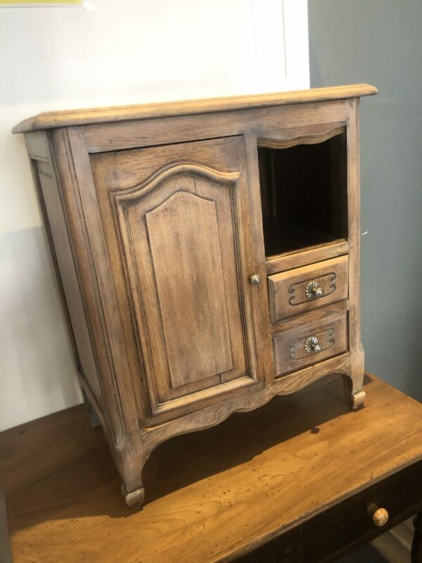 Petit meuble d’appoint bois blanchi – Image 4
