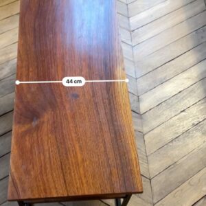 Table basse style industriel (métal et bois)