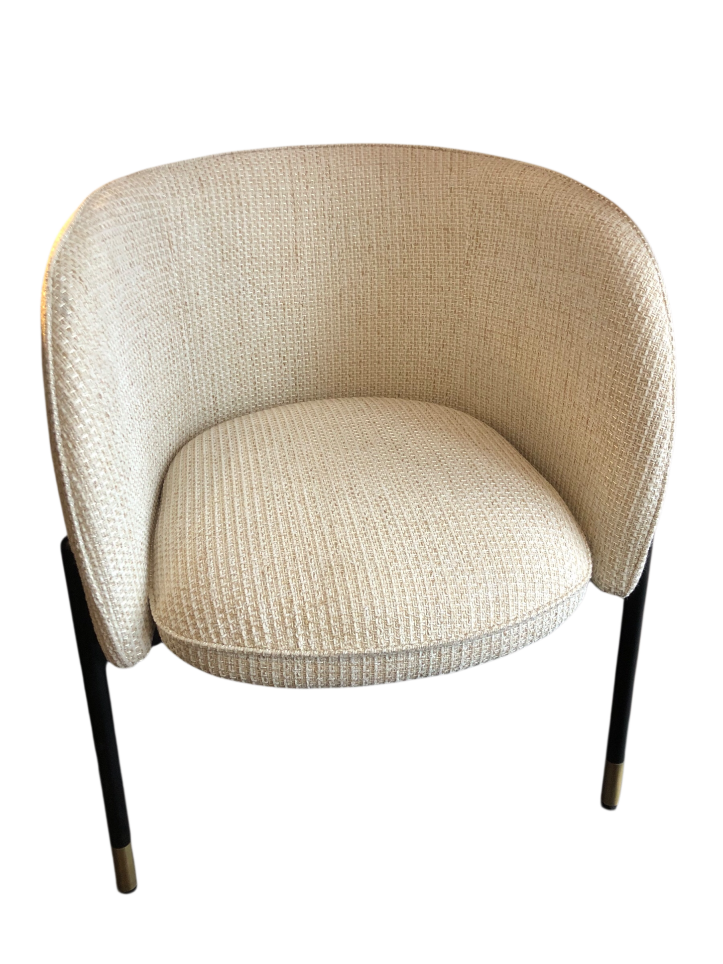 Fauteuil tweed beige CHUCK