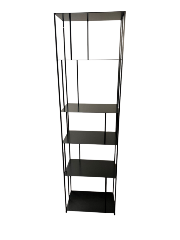 Étagère Bibliothèque en metal noir AMPM