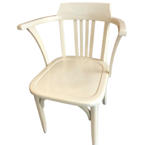 Fauteuil blanc style américain