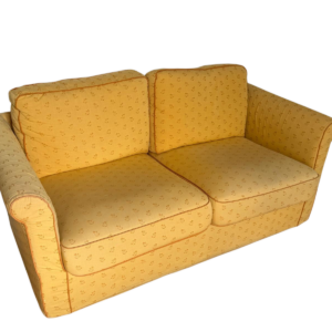 Canapé 2 places jaune