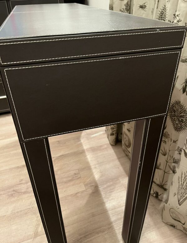 Très belle console bureau en simili cuir – Image 5