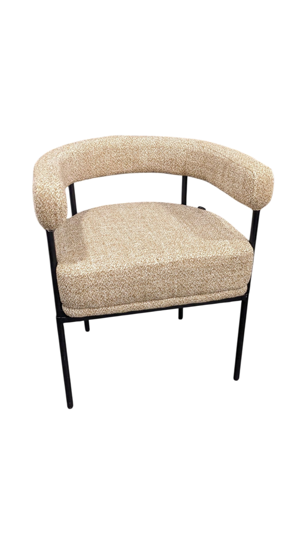 Chaise de salle à manger ARCADE jaune moucheté