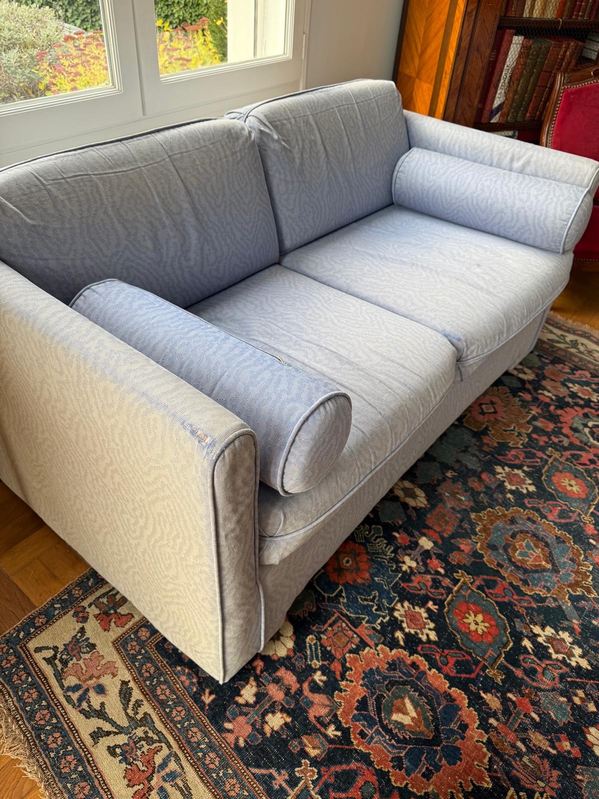 2 Canapés 2 places bleu ciel – Image 3