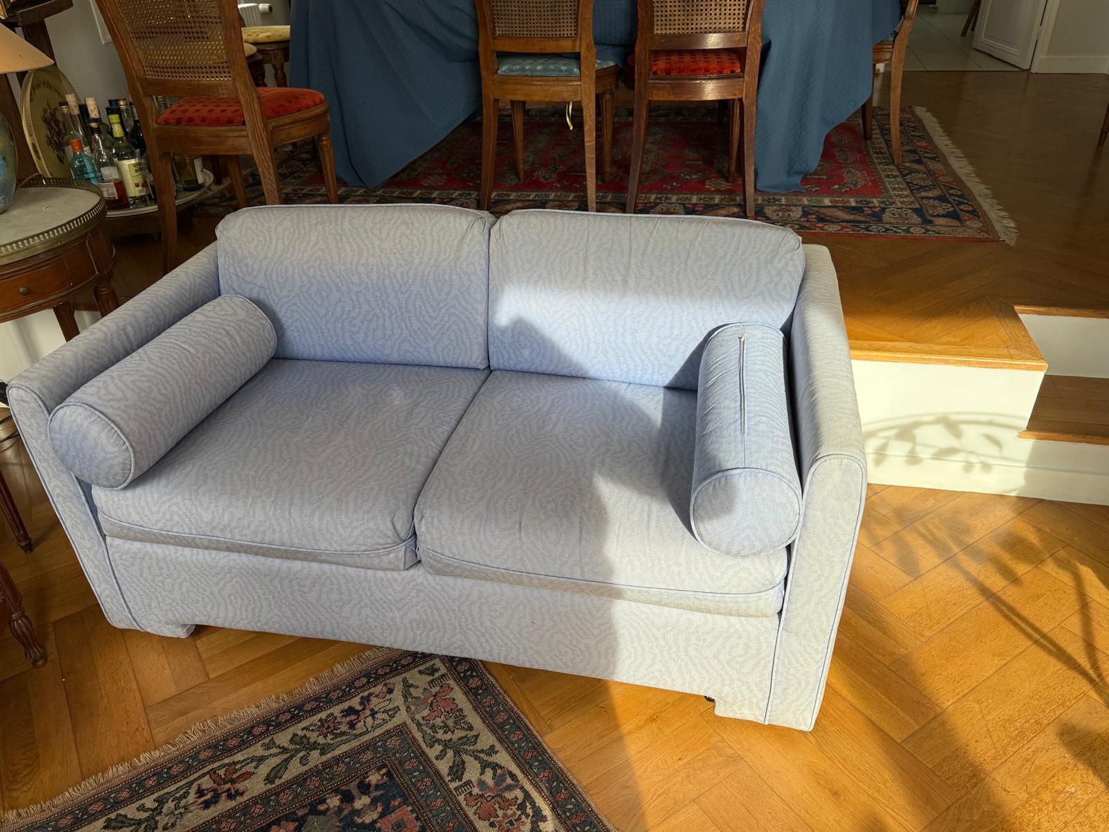 2 Canapés 2 places bleu ciel – Image 5