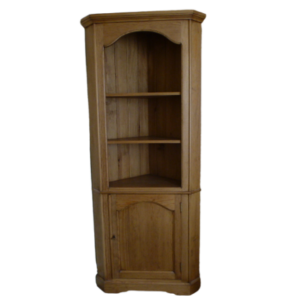 Buffet haut d’angle en sapin