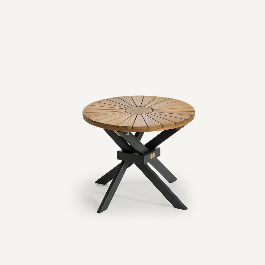 Table basse de jardin ronde en acacia, Jakta – Image 2