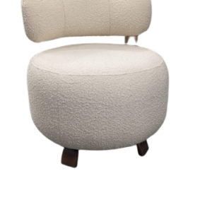 Fauteuil PLATON NV GALLERY écru bouclé