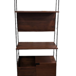 Meuble TV/Hifi vintage, plaqué noyer, WATFORD