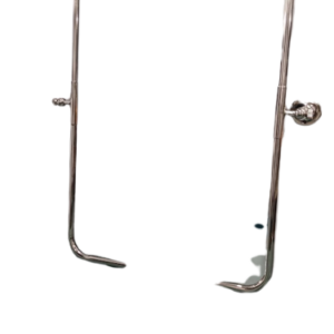 Miroir inclinable chromé H75,5cm Cassandre