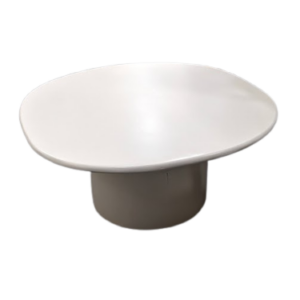 Table basse en acacia massif, hauteur 38,5 cm, Oreus