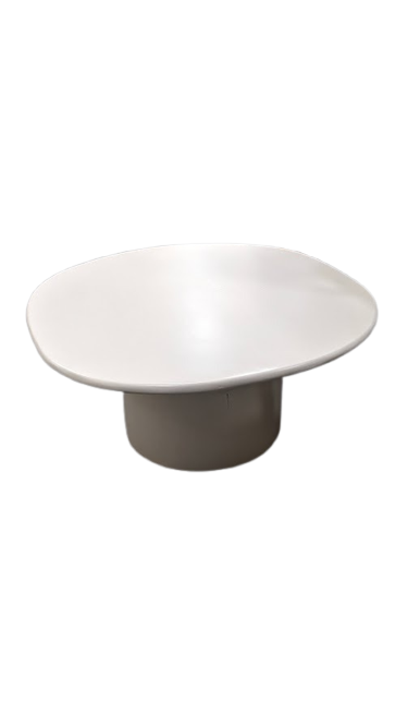 Table basse en acacia massif, hauteur 38,5 cm, Oreus