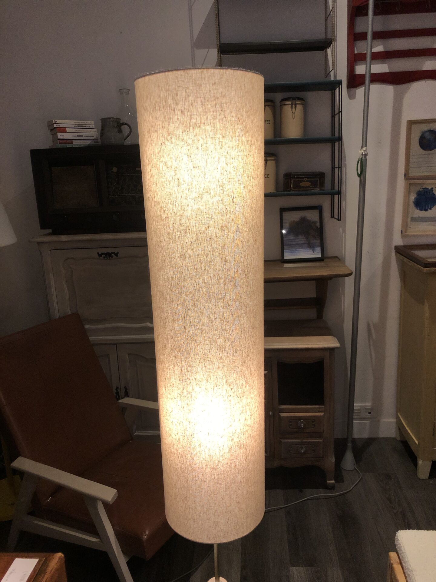 Lampadaire chêne clair – Image 2