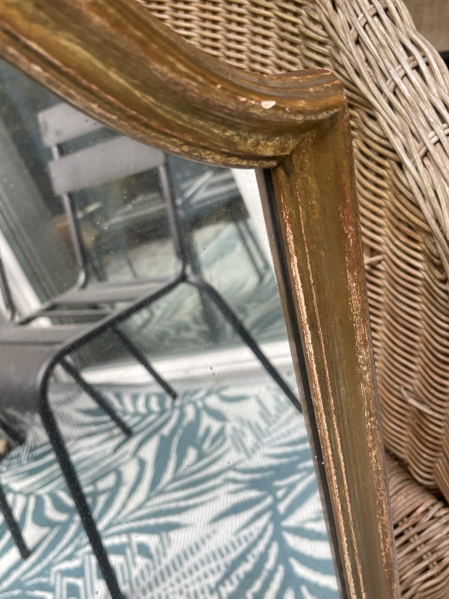 miroir vertical doré – Image 12