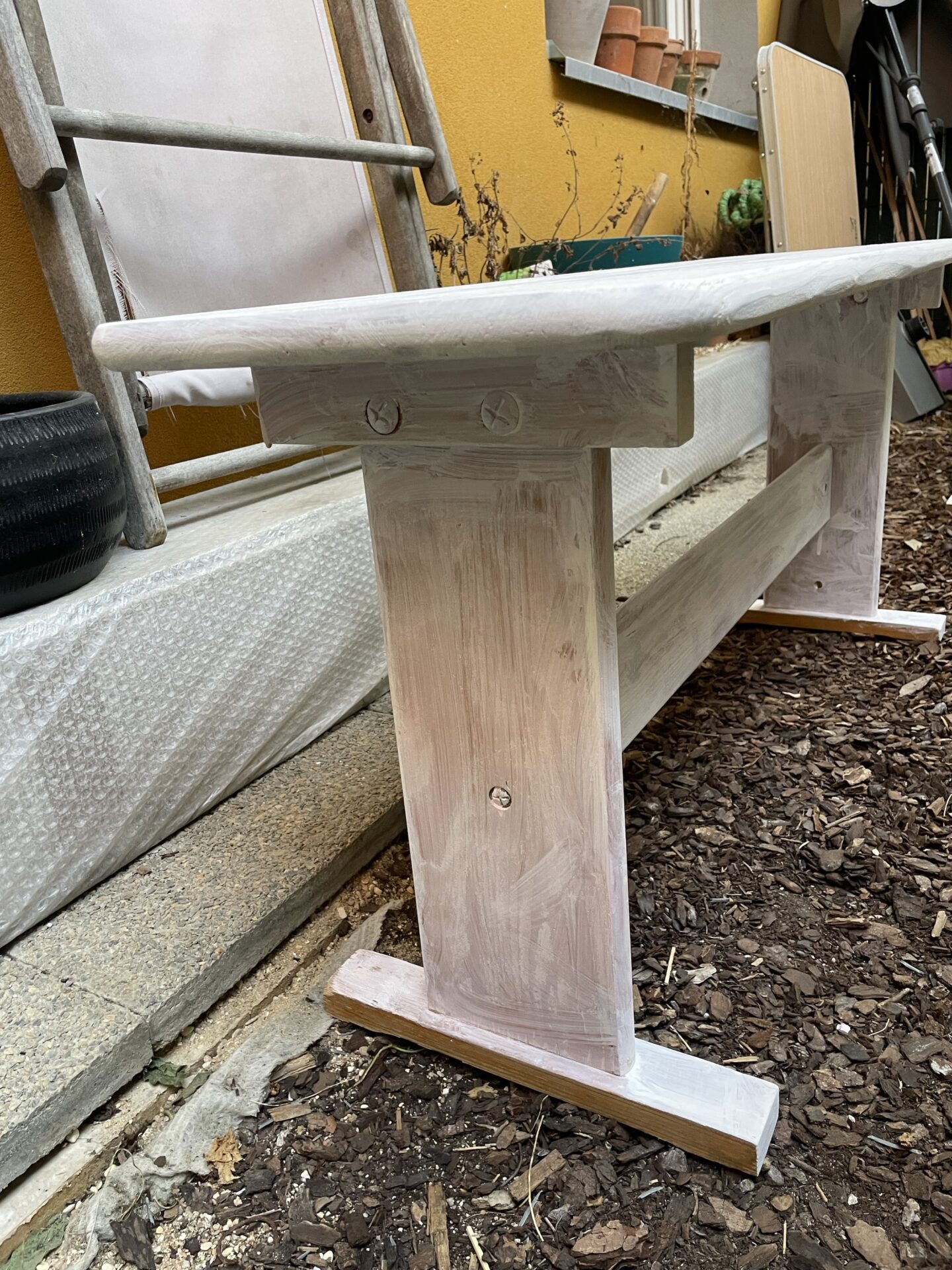 Banc en bois à peindre (je m’en occupe !) – Image 2