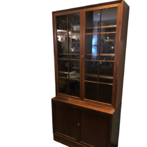 Bibliothèque vitrine – 2 parties