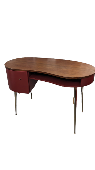Bureau vintage haricot