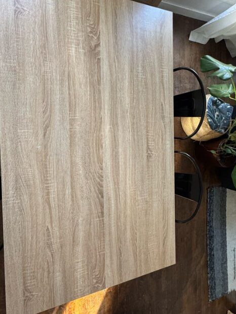 Table à manger + 4 chaises style industriel – Image 3