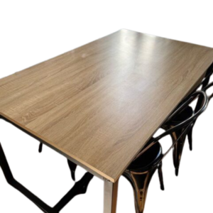 Table à manger + 4 chaises style industriel